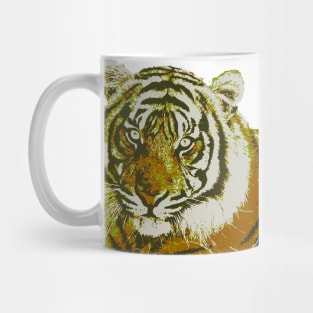 stylized tiger head Mug